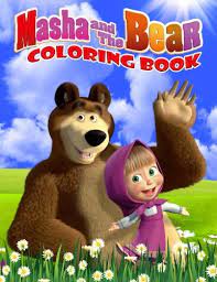 Colouring masha and the bear coloring pages printable. Pdf Get Masha And The Bear Coloring Book Beautiful Activity Book
