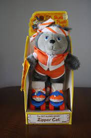 Sale Vintage 80s Zipper Cat Get Along Gang Cat Stuffed Animal With Original Box Childhood Toys Nostalgic Toys My Childhood Memories