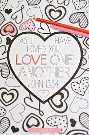 Scripture Coloring Page Love One Another Free Print At Ldslane Net Valentines Day Coloring Page Valentine Coloring Pages Coloring Pages