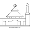 Gambar hitam putih masjid paling bagus. 1