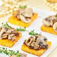 Gather around your own table for an intimate soirée of fine dining at home. Mushroom Caramelised Onion Polenta Bites Delicious Everyday