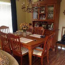 Narrower rectangles can work well in a narrow room, but if the table is any. Hi I D Like To Paint My Dining Room Table And China Cabinet Using Ascp Hometalk