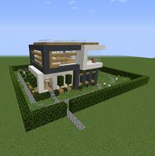 Typical configuration 2 double and 2 twin rooms. Small Modern Villa Blueprints For Minecraft Houses Castles Towers And More Grabcraft