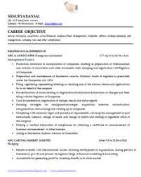company secretary, best resume format