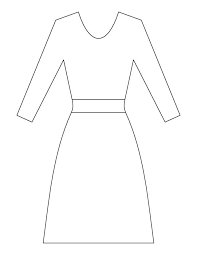 Coloring coloring printable books for adults growth. Simple Dress Coloring Page Free Printable Coloring Pages For Kids