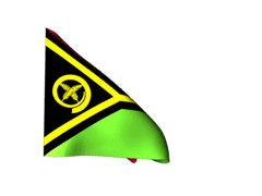 In 1977 a flag of almost the same colours and symbolism as the future national flag was designed by local artist kalontas malon and adopted by the vanua'aku pati. Flag Vanuatu Animated Flag Gif