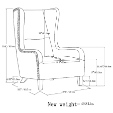 Simpli Home Taylor Wingback Chair Bed Bath Beyond Wingback Chair Cool Chairs Sofa Design