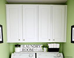 Deep cabinets for laundry room. Organizing A Small Laundry Room Newton Custom Interiors