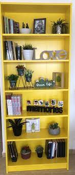 Black grey white brown beige red pink orange yellow ivory green blue purple gold silver multi clear. Ikea Billy Yellow Bookshelf Decor Ikea Billy Ikea