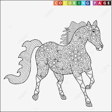 Horse coloring pages mandala coloring pages colouring pages printable coloring pages coloring sheets coloring pages for kids coloring cool horse coloring pages printable. Coloring Page Mandala Horse Mandala Coloring Coloring Page For Kids Coloring For Adults Png And Vector With Transparent Background For Free Download