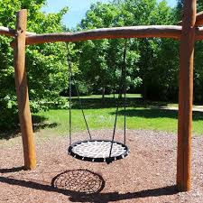 Nestschaukel Rundschaukel Kinder Schaukel Tellerschaukel Netzschaukel O 95 Cm Nestschaukel Vogelnestschaukel Garten Schaukeln