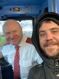 A very well done to one of our canny drivers, Steve 👏 Steve Dickinson AKA  'Selfie Steve', was recently praised by a passenger for always going above  and beyond and being an