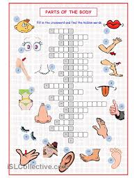 Parts Of The Body Crossword Worksheet Free Esl Printable Worksheets Partes Del Cuerpo En Ingles Material Escolar En Ingles Ejercicios De Ingles