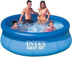 Intex Easy Set Zwembad O 244 Cm H 76 Cm Opblaasbaarzwembad Zwembaden Easy En Pomp