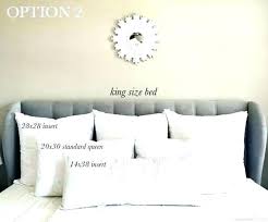 Bed Pillow Arrangement King Size Bed Pillow Arrangement Option 3 Regular Sleeping Pillows In Bac Bedroom Pillows Arrangement Bed Pillows Bed Pillow Arrangement