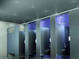 Trendy colors can backfire when the fad fades, notes robin menge, vice president of commercial interiors at gtm architects. Stylish Commercial Bathroom Lighting One Point Partitions