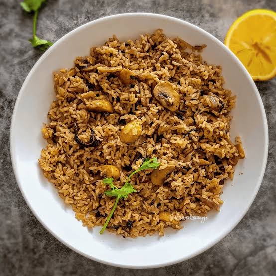 Mushroom Biryani