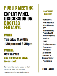 Each public health unit is developing a vaccine plan tailored to their own community's needs. Fentanyl Awareness General Woodstock Police Service Facebook