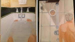 A commander in chief paints what he has to paint. George W Bush S Bizarre Bathroom Self Portraits Laid Bare By Audacious Hack The Verge