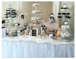 Black And White Candy Table Pin By Andrea Delony On Black And White Candy Table White Candy Table White Candy Bars White Candy Buffet