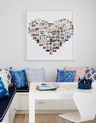 Fotowand Herz Selber Machen So Gestalten Sie Ein Herz Aus Fotos An Der Wand Inneneinrichtung Dekor Haus Deko