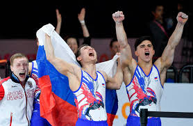 Hoop, ball, clubs, ribbon or rope. Russia Wins Men S Team Title At The World Gymnastics Championships The New York Times