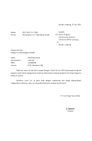 Penggunaan surat izin kuliah memang sangat diperlukan bagi seorang mahasiswa yang tidak bisa hadir mengikuti perkuliahan. Surat Izin Kuliah