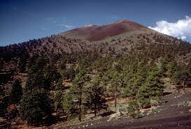 It is about 30 minutes north of flagstaff but worth the drive. Sunset Crater Wikipedia