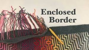 Crochet How To Add A Border To A Blanket Enclosed Double Border Around My Havana Blanket Youtube Crochet Mosaic Mosaic Crochet Pattern Mosaic Crochet