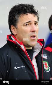 Dean Saunders assistant coach of Wales during the International Friendly  match between Wales vs Scotland at Cardiff City Stadium, Wales Stock Photo 