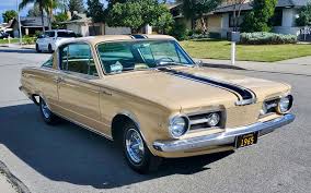 Image result for Gold 1965 Barracuda