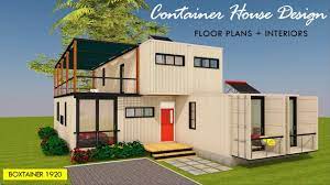 H shaped container home plan house planes container house plans. Luxury Shipping Container House Design 5 Bedroom Floor Plan Youtube