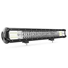 Nilight 18005c A 1pc 26inch Triple Row Lights 297w 29700lm Flood Spot Combo Beam Bar Driving In 2020 Beams Led Light Bars Boat Lights