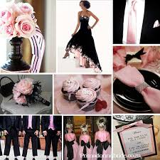 Pin By Chalette Doctor On Party Pale Pink Weddings Pink Black Weddings Black Wedding Themes