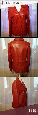Raffaello Genuine Italian Red Leather Jacket Leather Jacket Red Leather Jacket Jackets