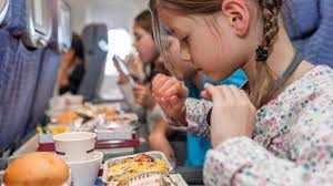 نتيجة بحث الصور عن وجبات الاكل على الطائرة