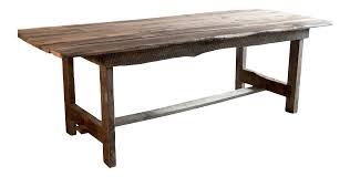 Most of the space is taken up by the table and the rest by chairs and other things. Custom French Farmhouse Dining Table Of Reclaimed Barn Wood Chairish