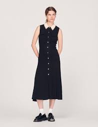 Váy midi dáng dài Sandro Long sleeveless - RoseeOrder