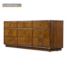 Leaving it off just accentuates the fact that they're fake. Campaign Style Dresser By Drexel Heritage Accolade Ii