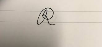 Capital | cursive handwriting practice. Was Speeding Through Initialing Papers And Accidentally Combined Mine Into A Perfect Cursive R Mildlyinteresting