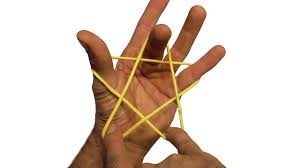 Solo cat's cradle is a very long, challenging cycle of string figures. String Tricks Easy Beginners String Figure Star Youtube