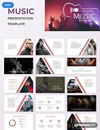 Free Music Powerpoint Presentation Template Powerpoint Apple Keynote Powerpoint Presentation Design Powerpoint Presentation Powerpoint Design