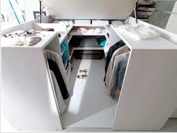 There S A Whole Universe Of Closet Space Hidden Under This Bed Bedroom Decor For Small Rooms Space Saving Furniture Kids Bedroom Decor