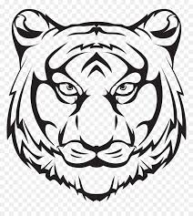 Pikbest has 2216 tiger design images templates for free. Black White Version Of Tiger Head Princeton Tiger Logo Png Transparent Png Vhv