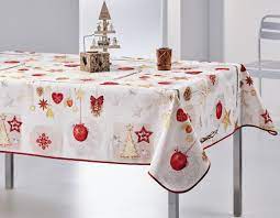 nappe rectangulaire anti tache joyeux noel nappe nappe de table joyeux noel