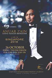 The lyrics for cinta takkan berakhir by anuar zain have been translated into 3 languages. An Intimate Night Of Malay Music Extravaganza Not To Be Missed Be Mesmerized By The Royalty Of The Malay Music Scene Anuar Zain This 26 Oct Fri 8 30pm At The Star Theatre