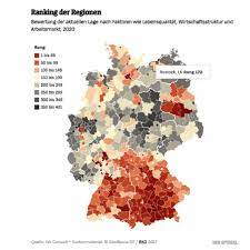 Corona dashboard bzw corona karte deutschlands basierend auf den offiziellen rki daten. Iw Regionalranking Zu Wirtschaft Arbeitsmarkt Lebensqualitat Der Spiegel