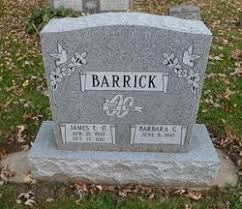 Dr James Ellsworth Barrick II (1942-2011)