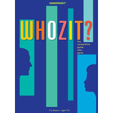 Includes 1 gameboard, 6 tokens, 6 miniature weapons, 30 cards (6 character cards, 6 weapon cards, 9 room cards, and 9 clue cards, 1 case file envelope, 1 pad of detective notebook sheets, 2 dice, and game guide. Whozit A Cooperative Party Game Of Guess Who And Clue Giving Casual Game Revolution