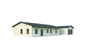 Designers are also using metal siding to break up long spans of logs around entryways and windows. Cabin Building Packages Popular Sizes General Steel